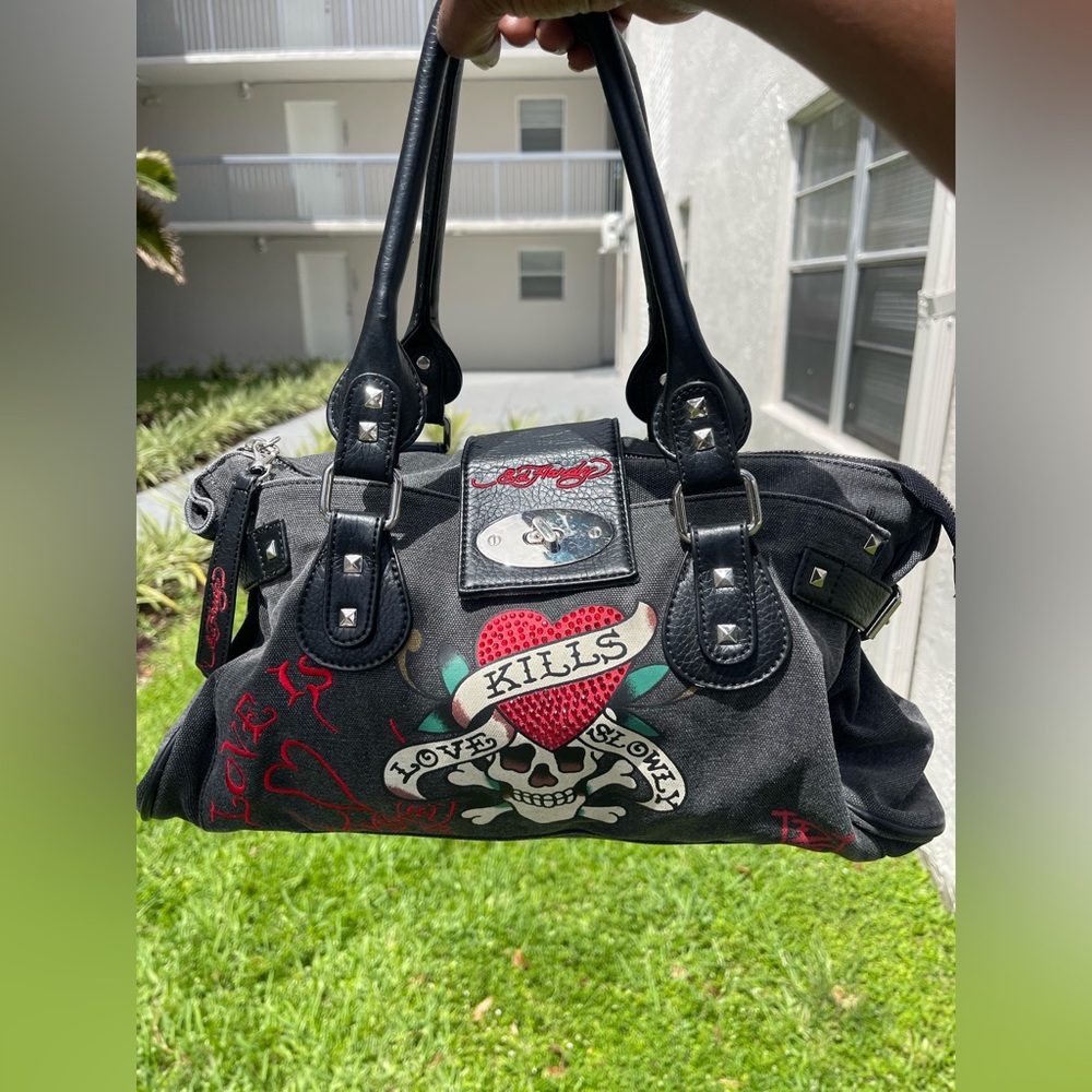 Vintage y2k  Ed Hardy shoulder bag